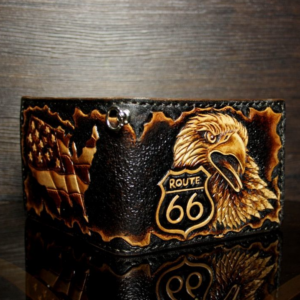Route 66 Leather Wallet